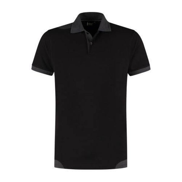 IMAGE PARKER POLO 2 TONE KORTE MOUW