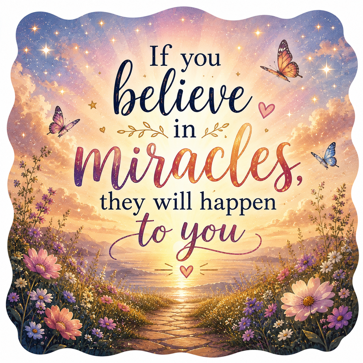 if you believe