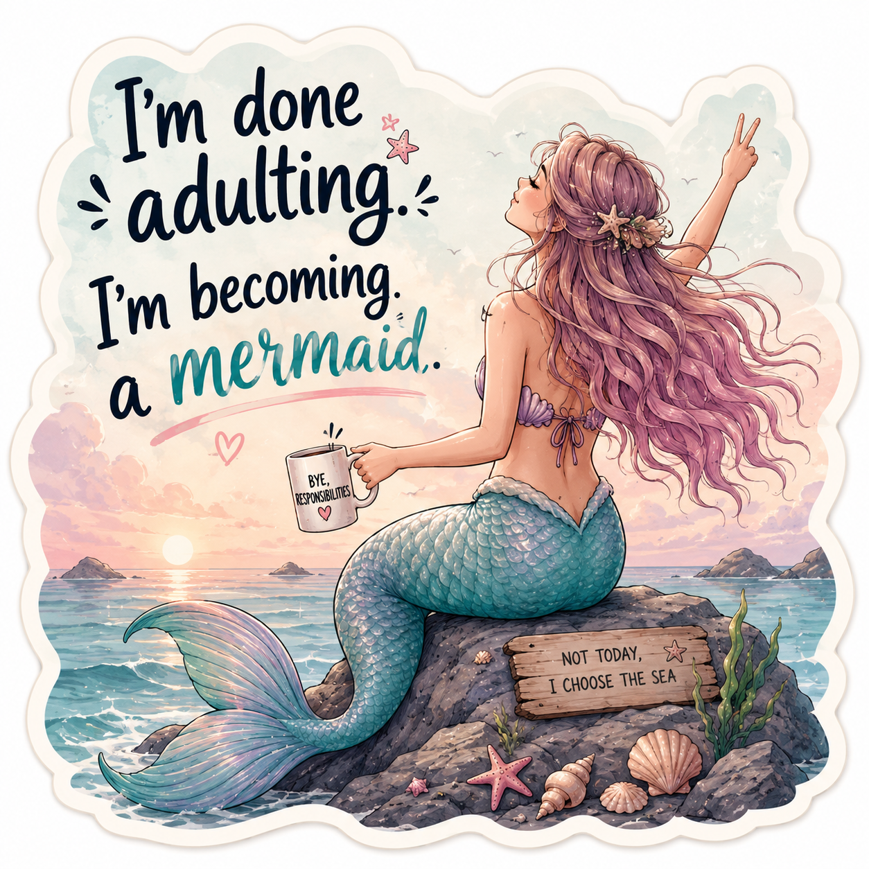 zeemeermin adulting