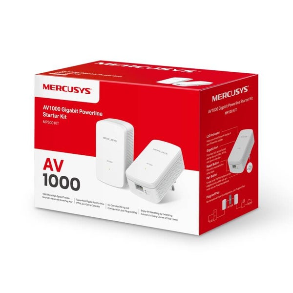 Powerline AV1000 Gigabit 1000Mbps Starter Kit