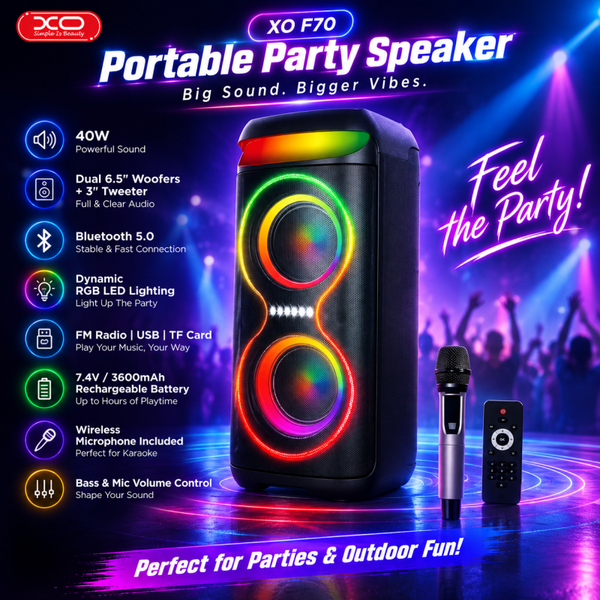 PORTABLE PARTY SPEAKER