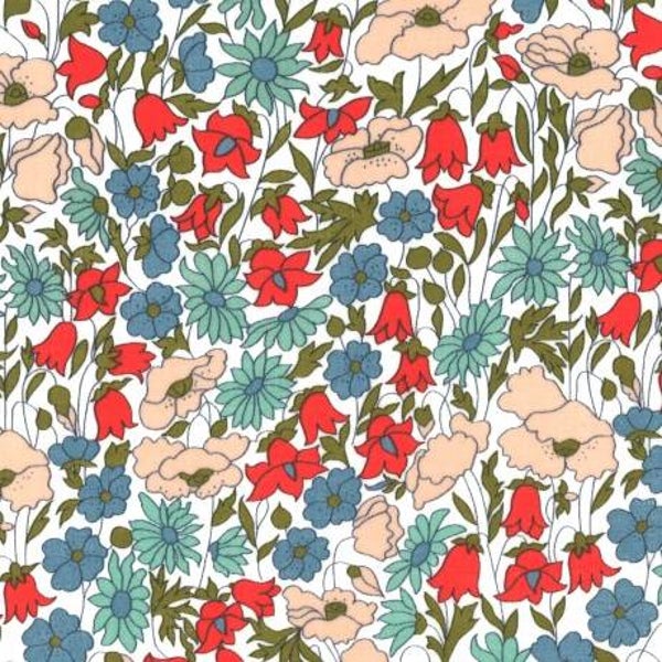 Tissu Liberty Fabrics Tana Lawn® Poppy Daisy