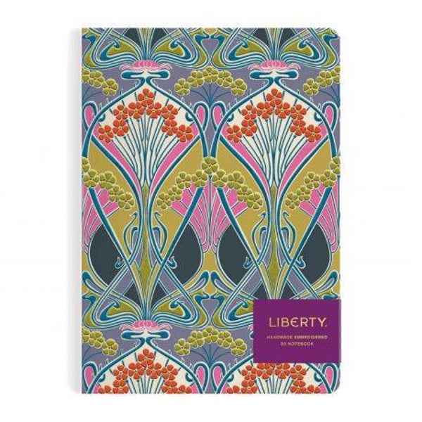 Carnet brodé Liberty Lanthe Bloom