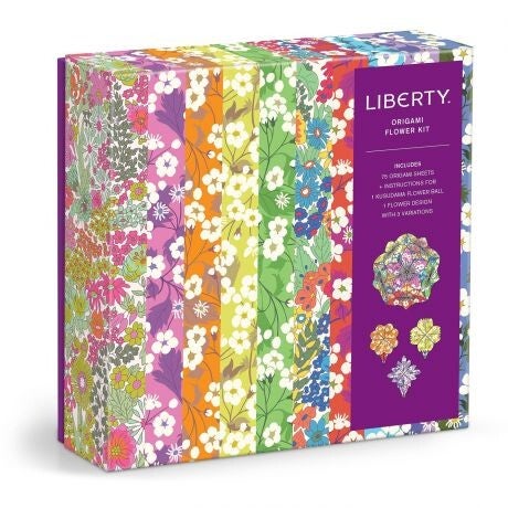 Set de papiers origami Liberty - Flowers