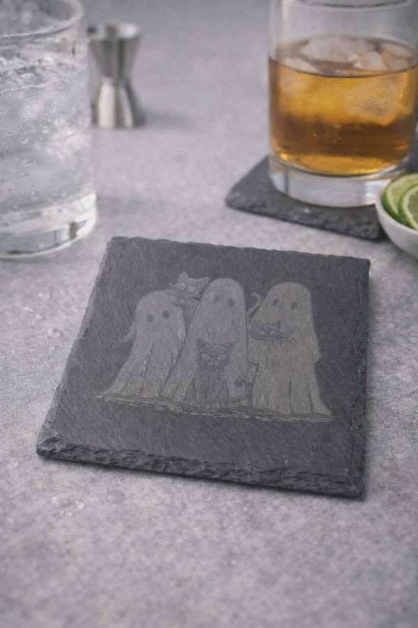 Slate and Wood Coasters