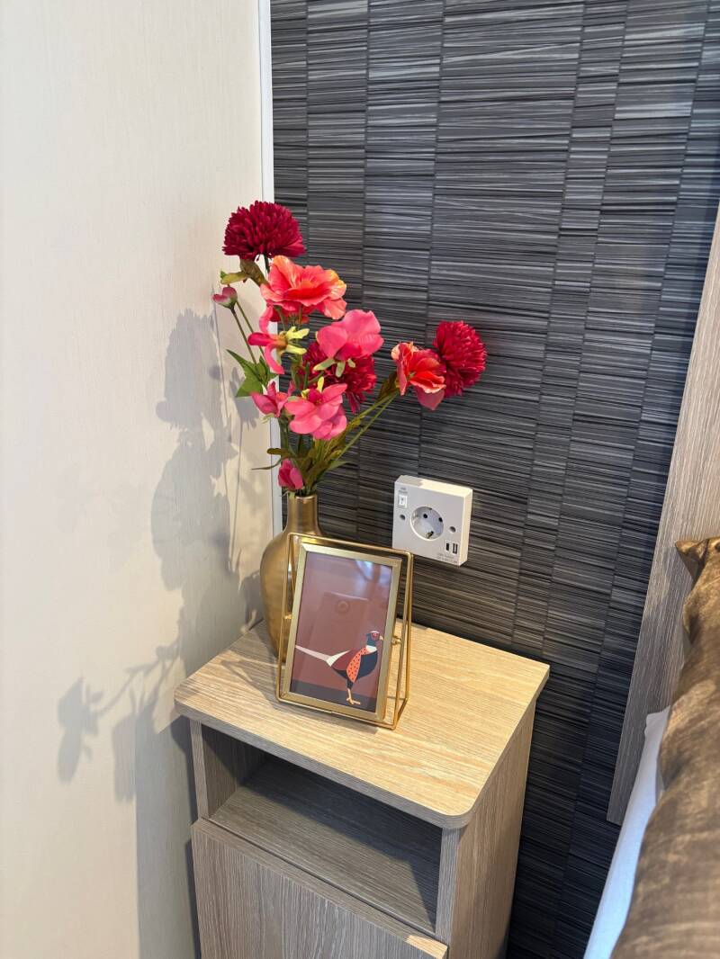 Chalet  zee van tijd Hollum Ameland-Slaapkamer