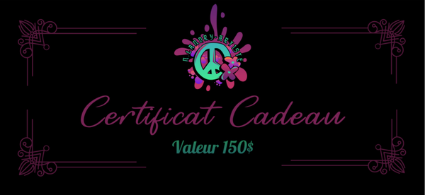 certificat cadeau 150$