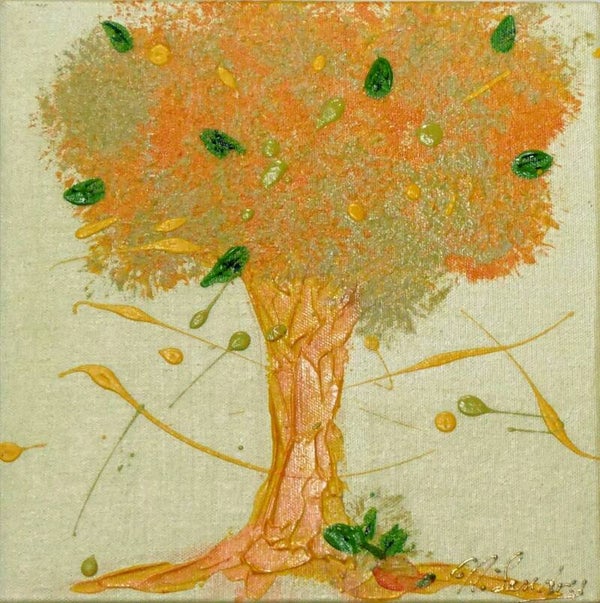 Arbre sorbet à la mangue