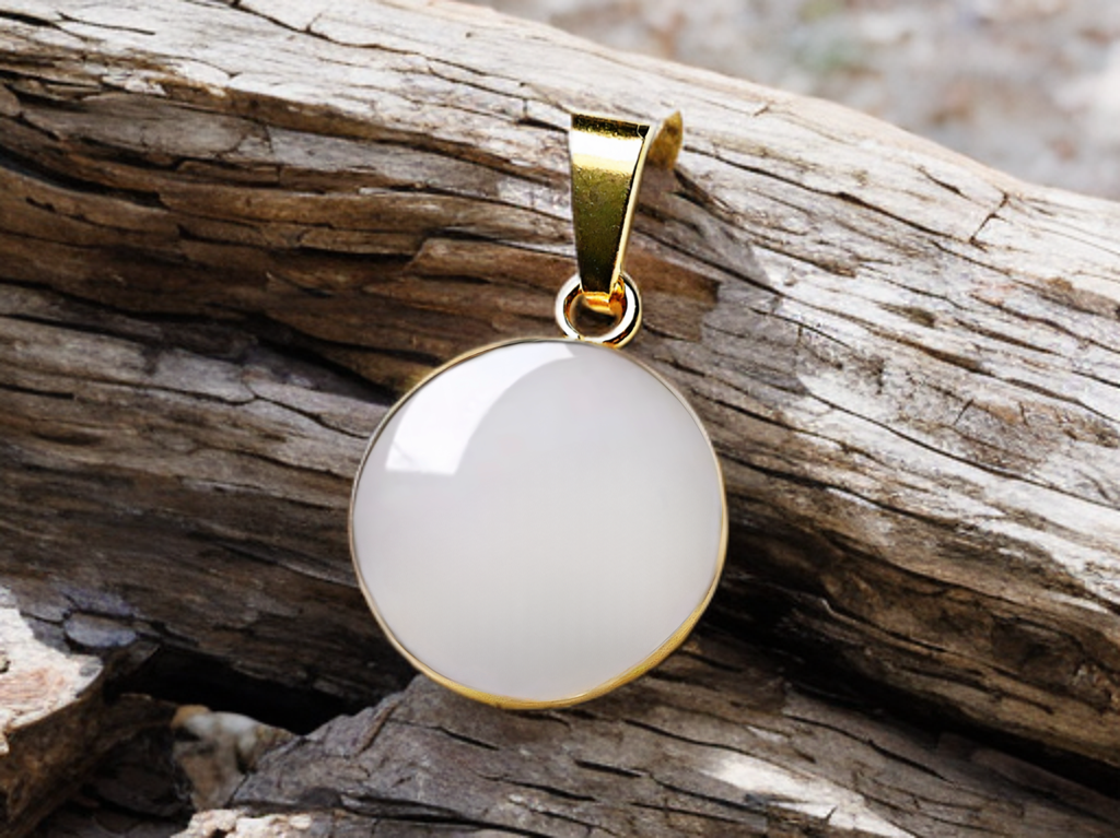 runder Anhänger Muttermilch schlicht