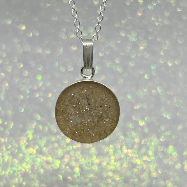 Runder Anhänger befüllt mit Asche Größe L (Kopie)