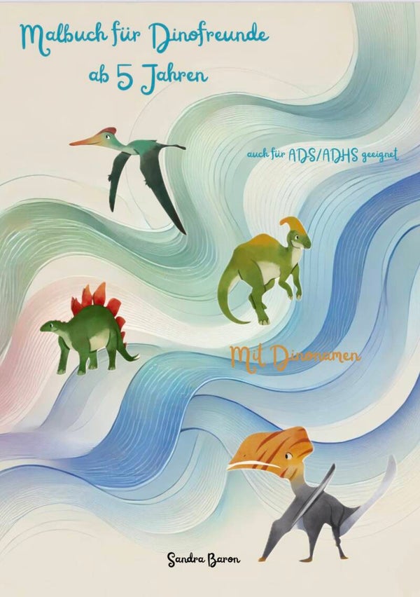 Malbuch für Dinoliebhaber