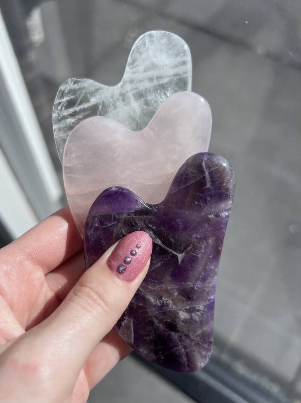 Gua Sha Massagesteen Diverse Steensoorten
