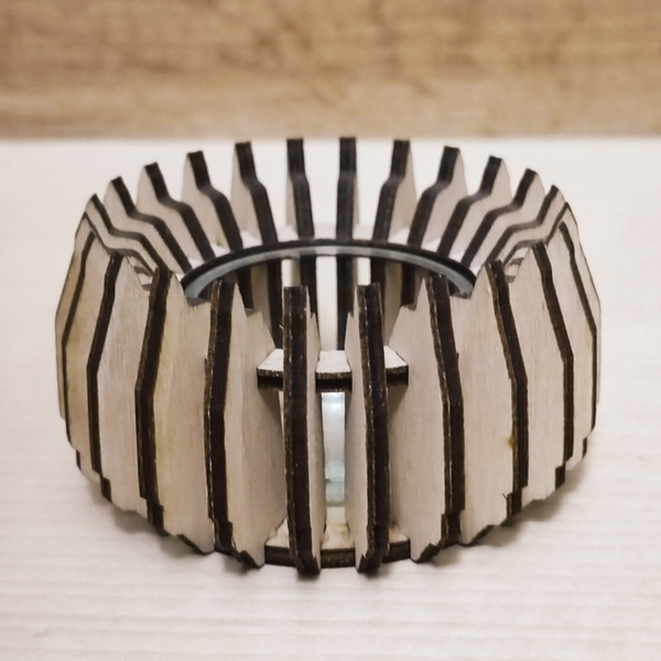 Teelichthalter Lasercut Design 1