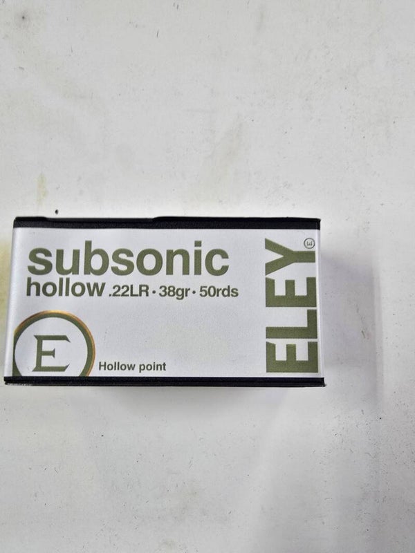 Eley Subsonic Hollow