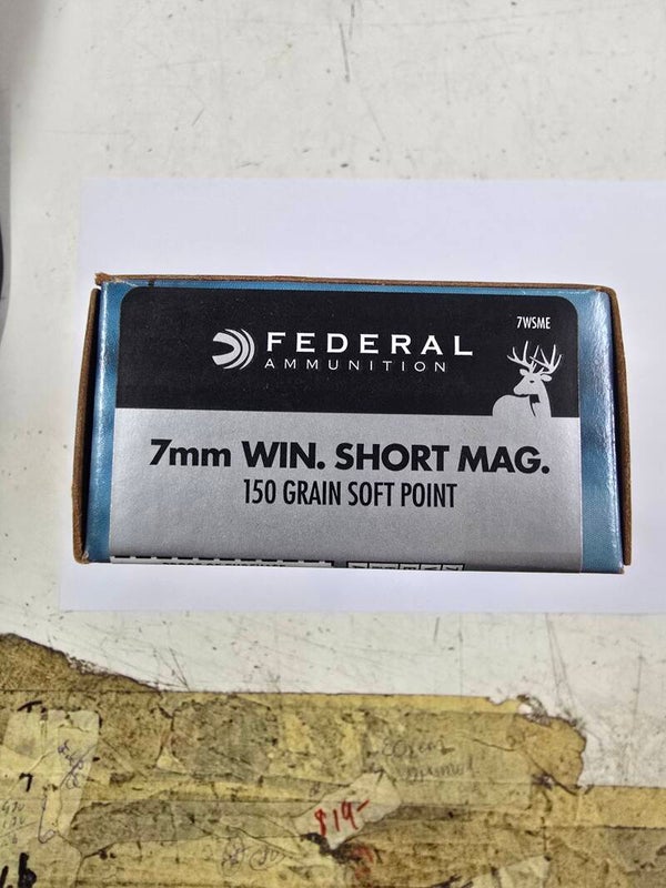 Federal 7mm WIN. Short Mag