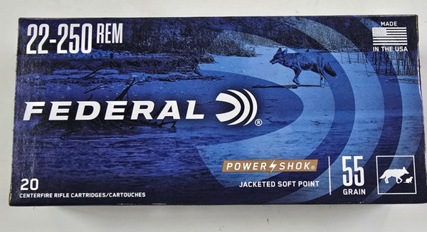 Federal 22-250 REM