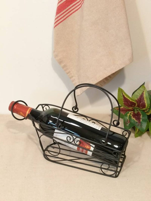 Porte-bouteille en métal