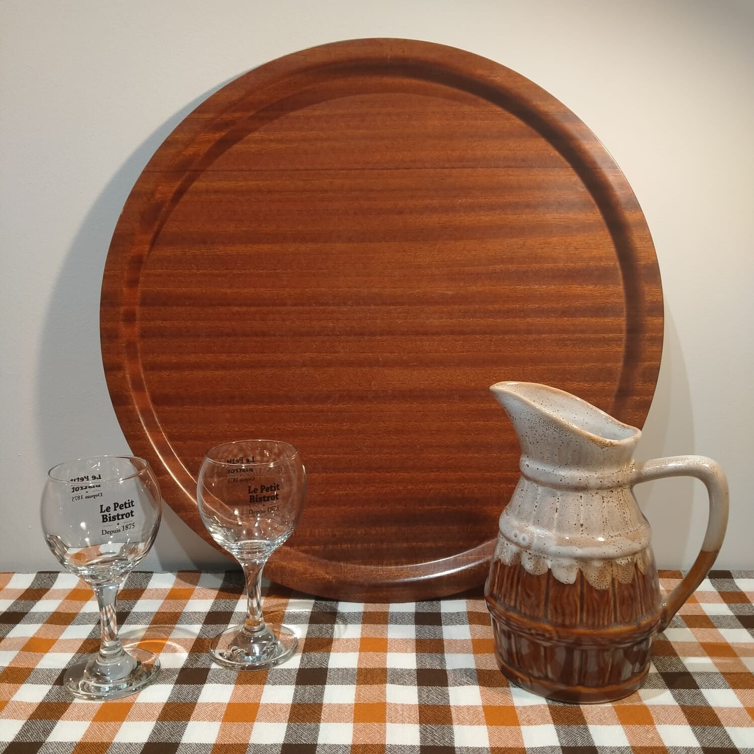 Grand plateau limonadier vintage "Platex"