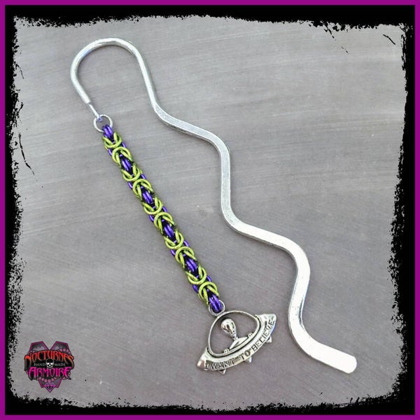 UFO Chainmaille Bookmark
