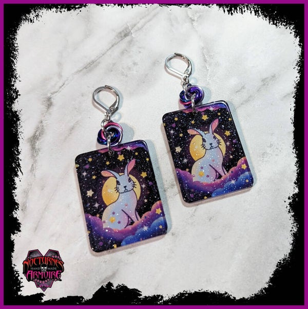 Cosmic Bunny Earrings