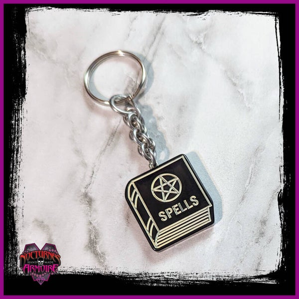 Spell Book Keychain