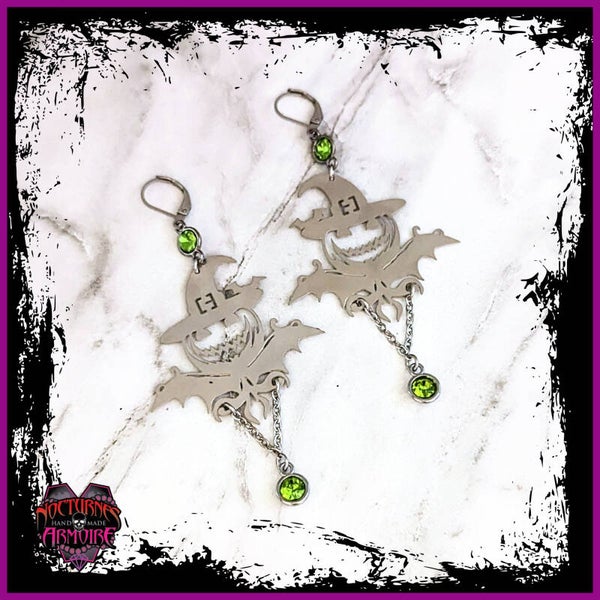 Steel Scarecrow Earrings