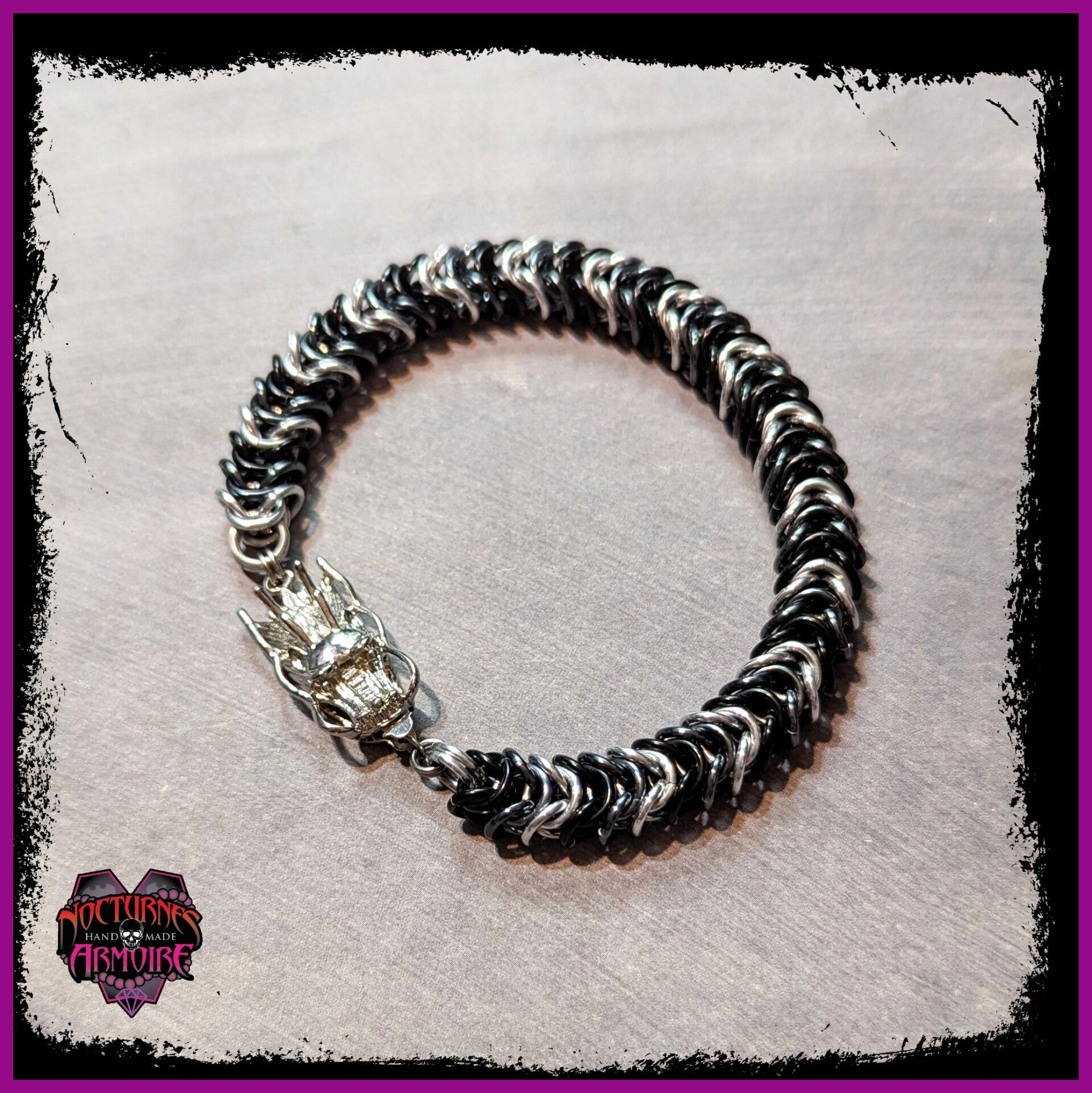 Dragon Clasp Chainmaille Bracelet