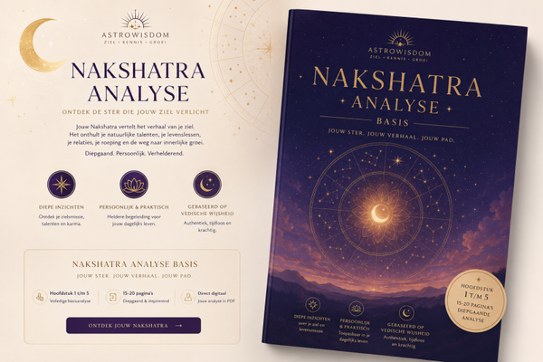 Nakshatra Analyse - "Ontdek de ster waaronder jouw ziel geboren werd"