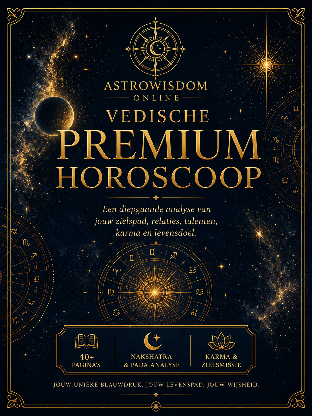 Vedische Premium Horoscoop - "Jouw Complete Kosmische Blauwdruk Voor Dit Leven"