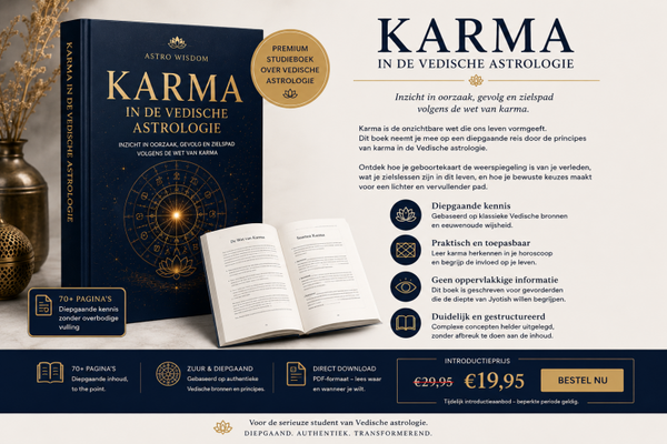 Karma in de Vedische Astrologie - Premium Studieboek
