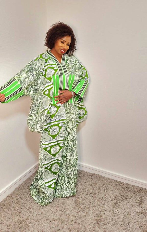Robe ankara modèle Lagos