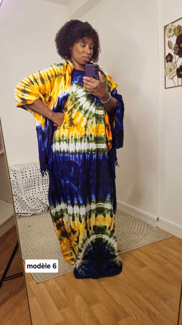 Robe de maison en coton  modèle 6