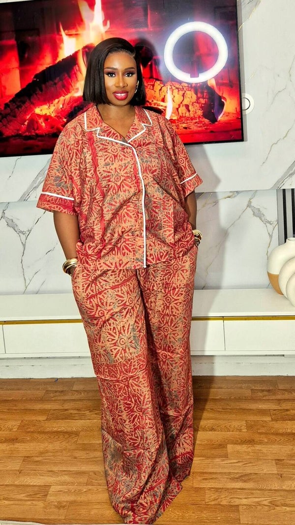 ✨ Ensemble Pantalon Crêpe