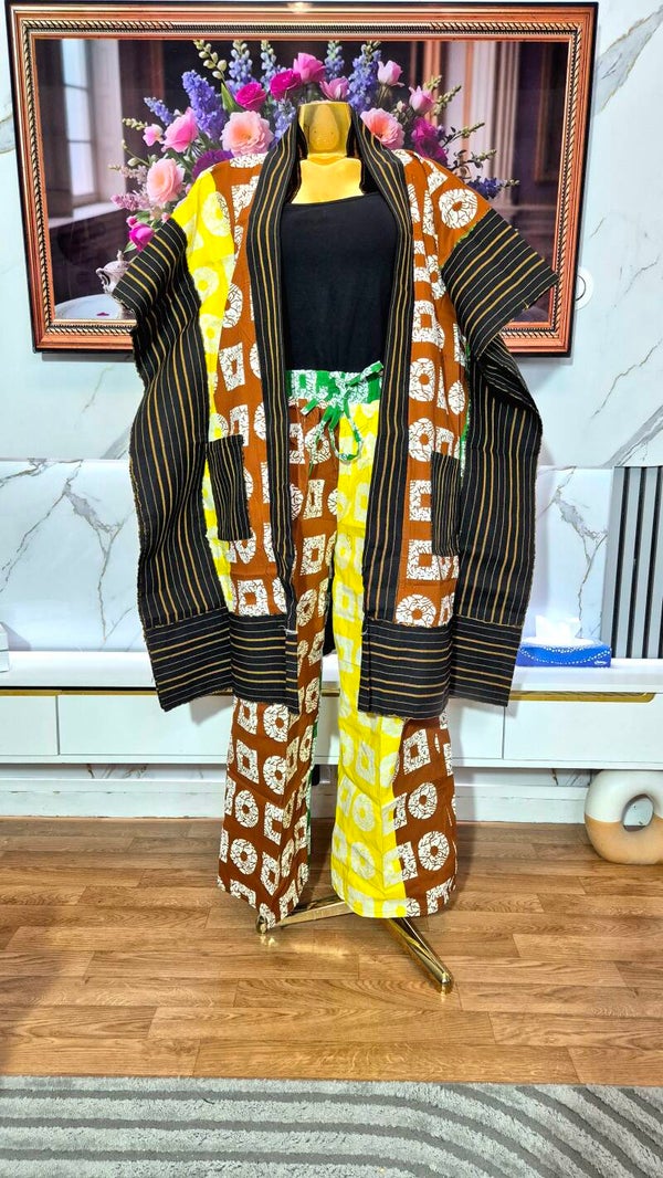 Ensembles Pantalon & Kimono en Osake et Wax