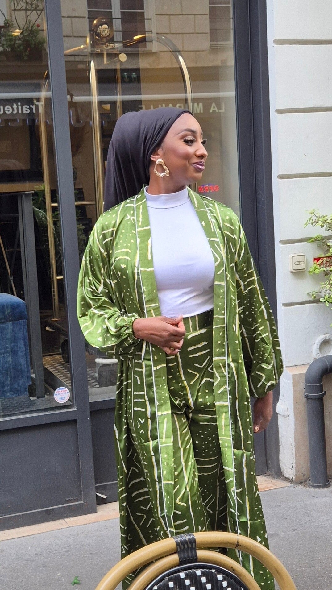 Ensemble Kimono en soie  3 pièces