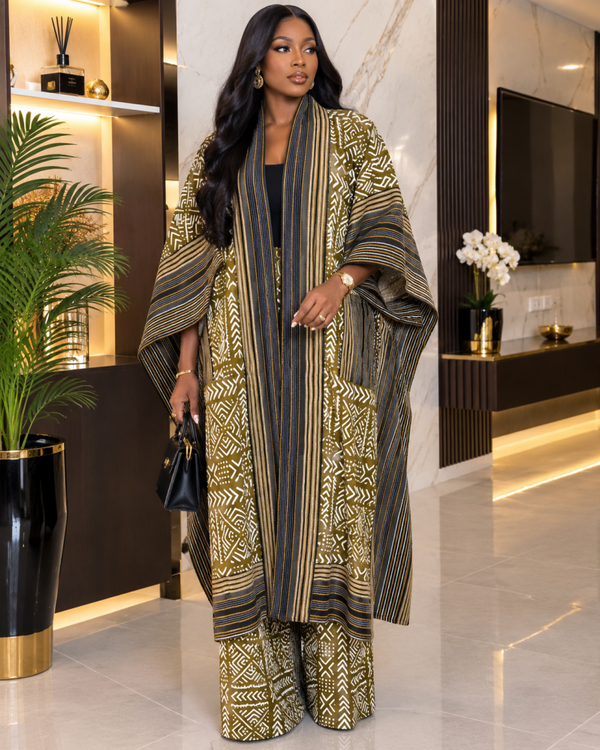Ensembles Pantalon & Kimono en Osake et Wax