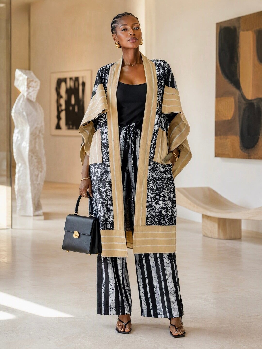Ensembles Pantalon & Kimono en Osake et Wax