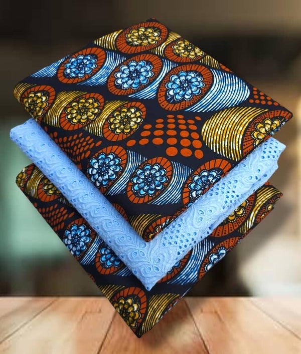 Duo Dentelle wax coton