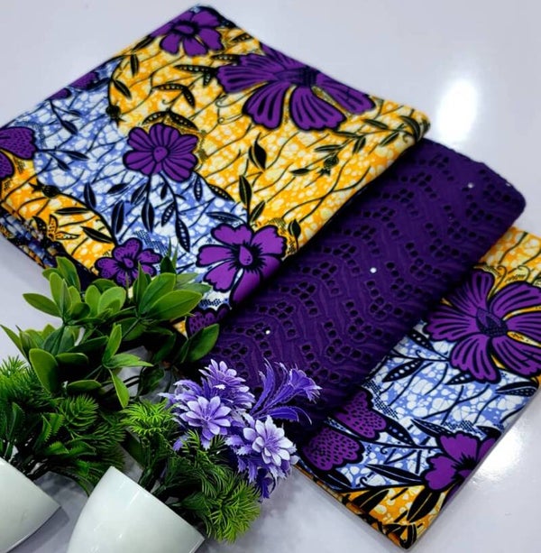 Duo Dentelle wax coton