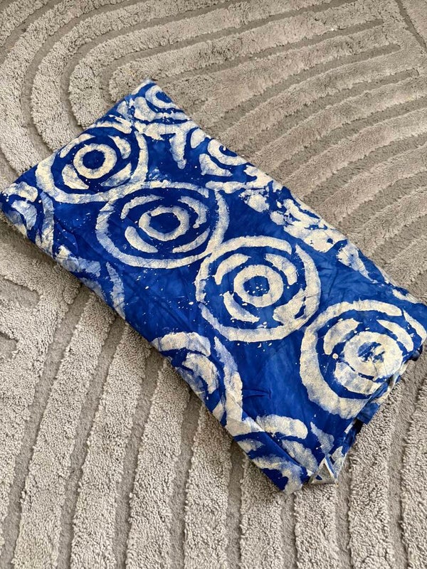 Tissu Adire Crêpe – 4 Yards (Origine Nigeria)