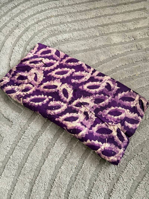 Tissu Adire Crêpe – 4 Yards (Origine Nigeria)