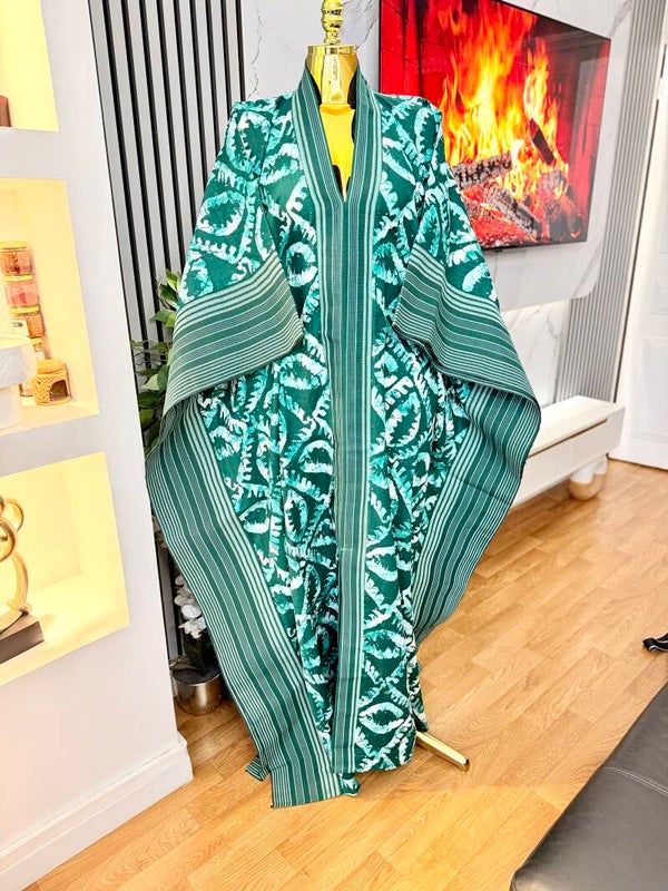 Robe en Asoke et wax