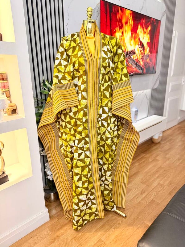 Robe en Asoke et wax