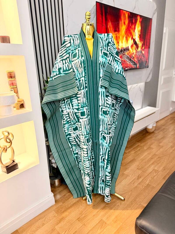 Robe en Osake et crêpe premium