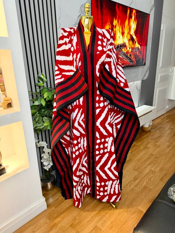 Robe en Asoke et wax