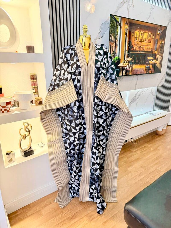 Robe en Asoke et wax