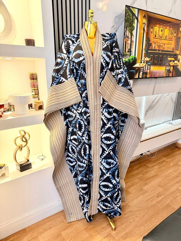 Robe en Asoke et wax