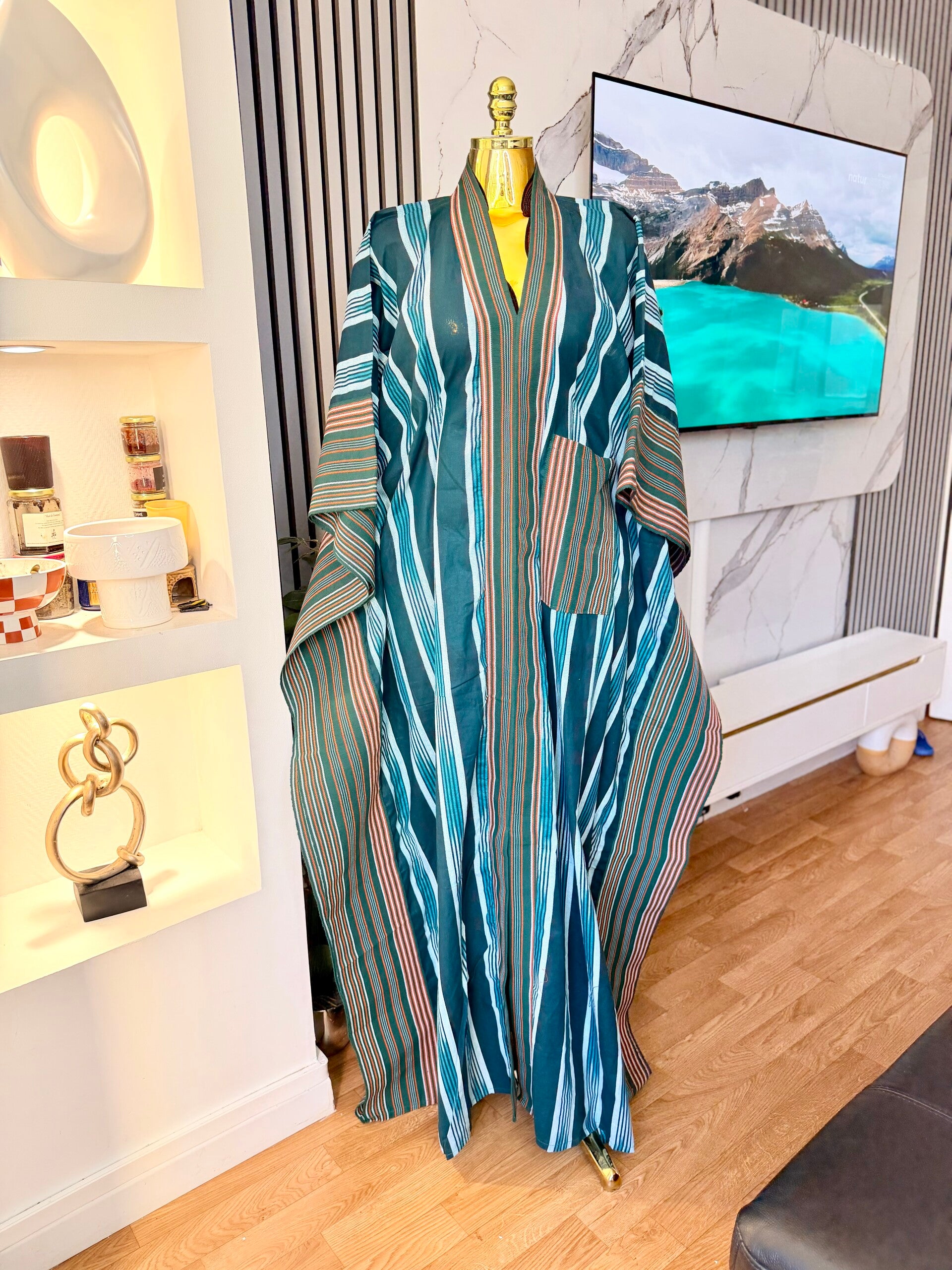 Robe en Asoke et wax