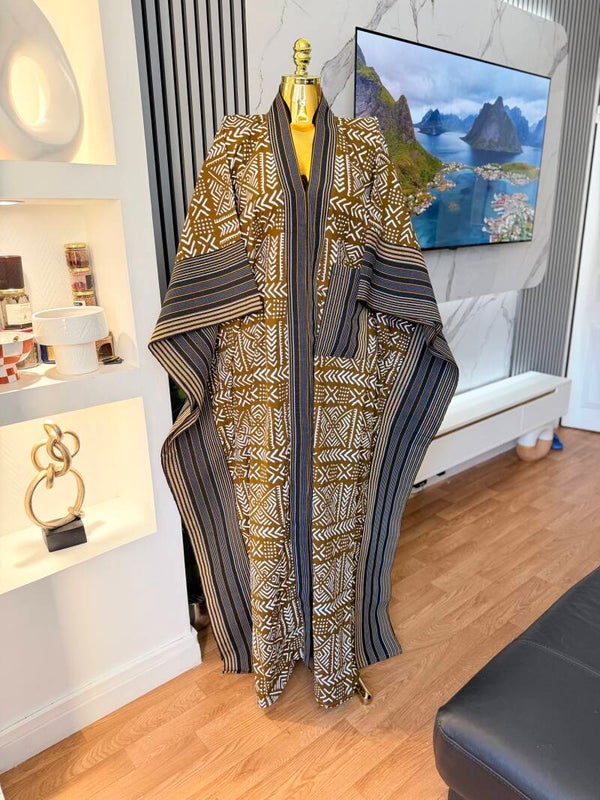 Robe en Asoke et wax