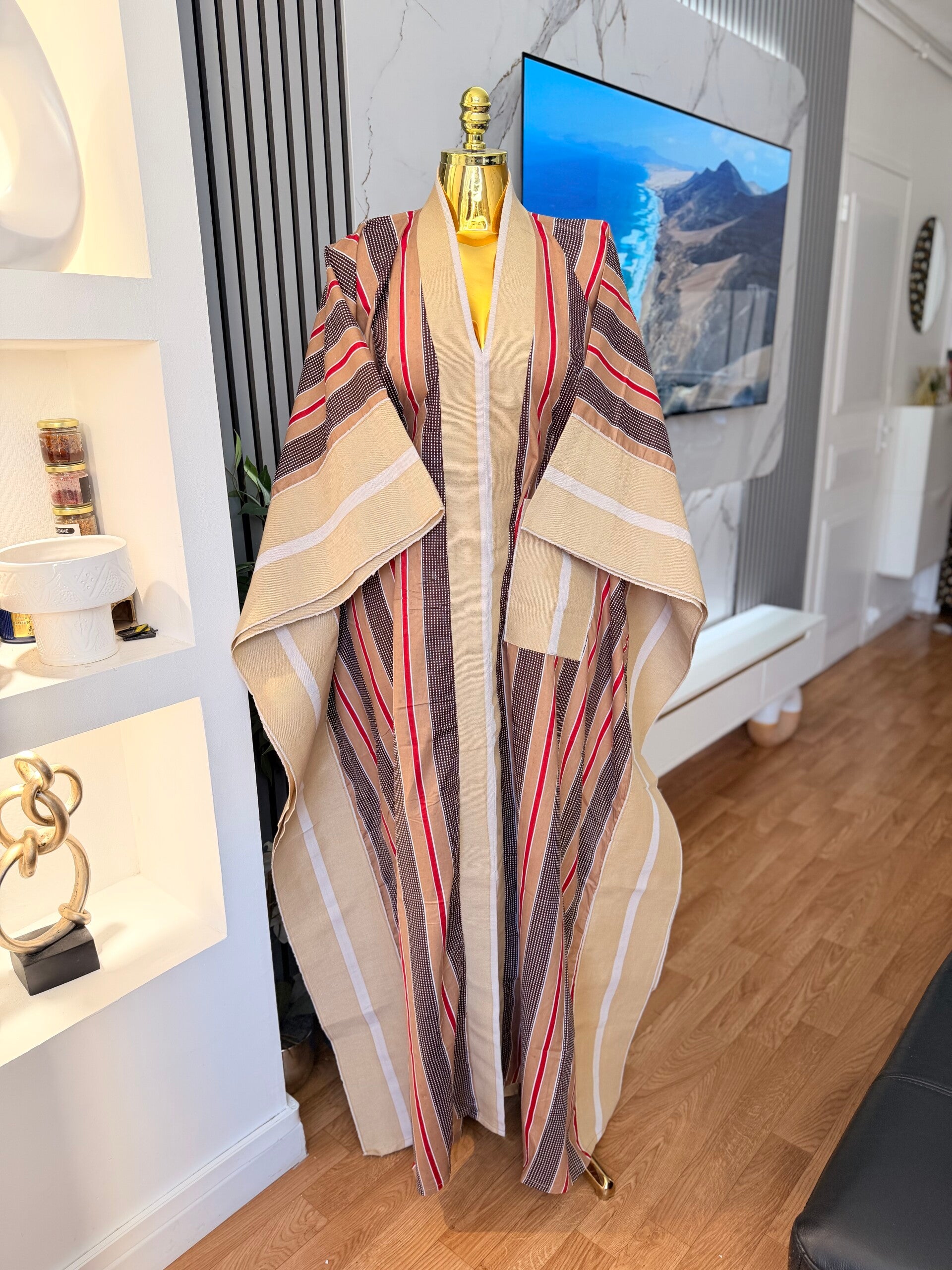 Robe en Asoke et wax